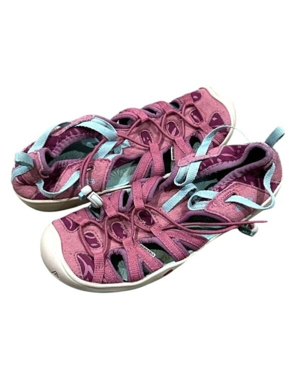 Keen Moxie Sandals Girls 4 Purple Adjustable Durable Outdoor Hiking Performance